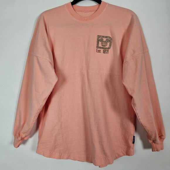 Disney Tops - Walt Disney World Spirit Jersey Pink Womens XS Long Sleeve Pullover T Shirt